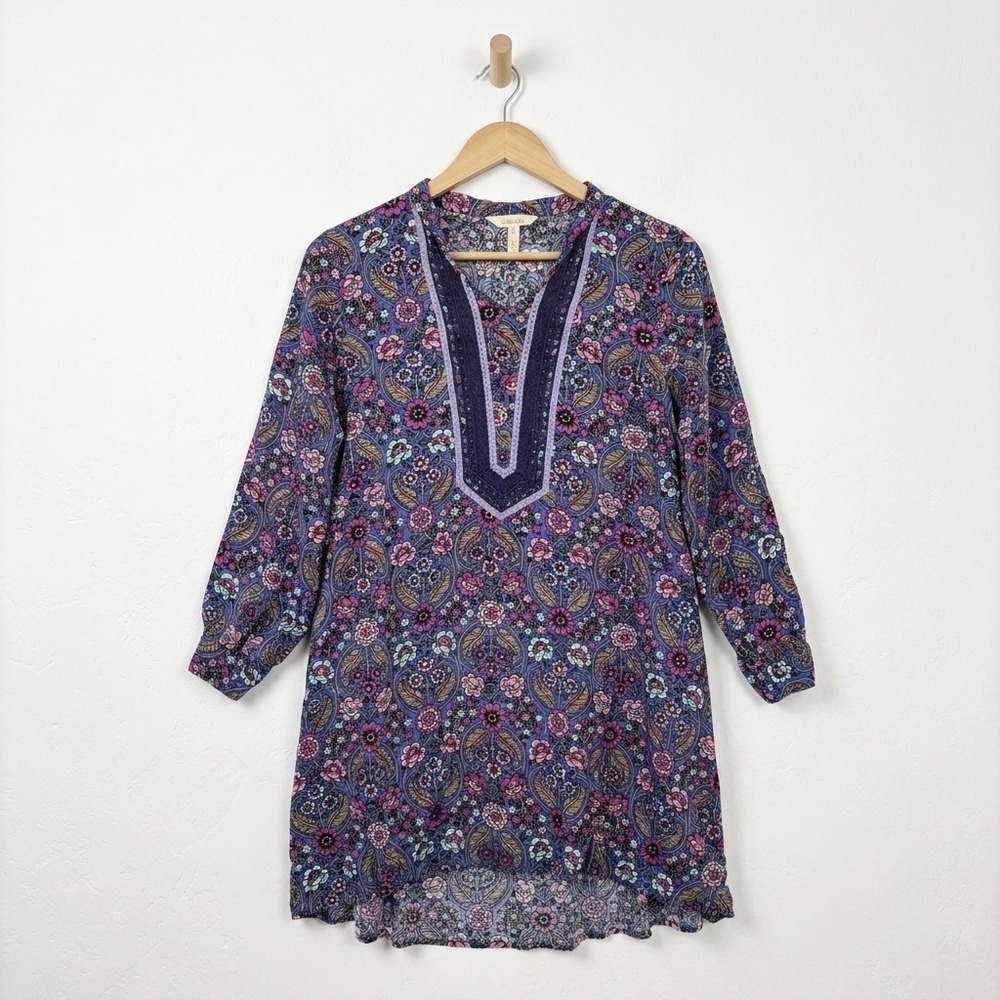 Matilda Jane Purple Botanical High‎ Low Tunic Large Whimsygoth Cottagecore Fairy
